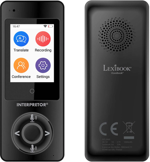 Lexibook Interpretor Voice Translator Käännöslaite 45 Kieltä