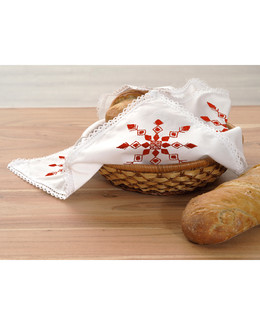 Leipäkori Lumihiutaleet