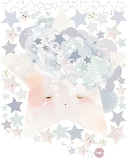 Schmooks Sisustustarra Wish Upon A Star Blue