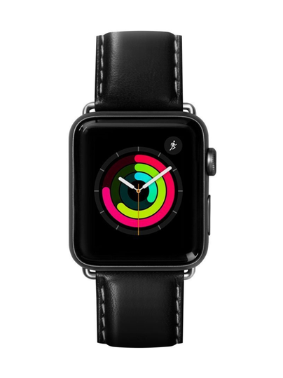 Oxford apple watch (38/40 mm) -nauha (musta)