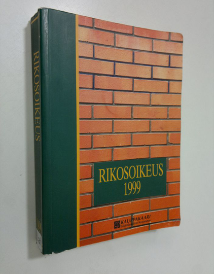 Matti Lahti (toim.) : Rikosoikeus 1999