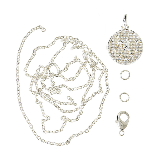 Me&My Box - Pendant Set - Zodiac - Libra - 925S sterling silver plated (BOX226025)
