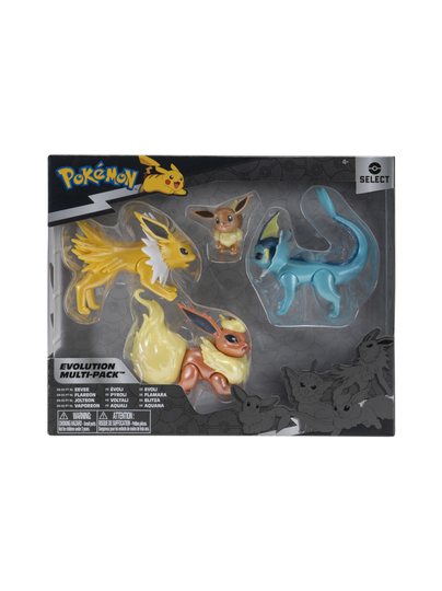 Pokemon select evolution hahmot, 4 kpl
