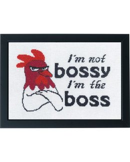 Kirjontapakkaus Taulu I'm not bossy