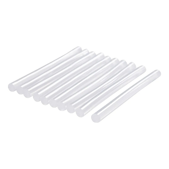 Liimapuikot Läpinäkyvät - 7mm / 10 cm / 7-pakkaus