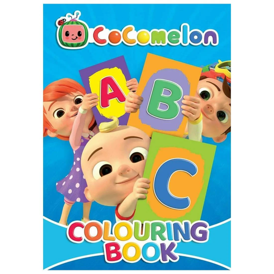 CoComelon, Nidottu Värityskirja - ABC - 32 Sivua (ENG)