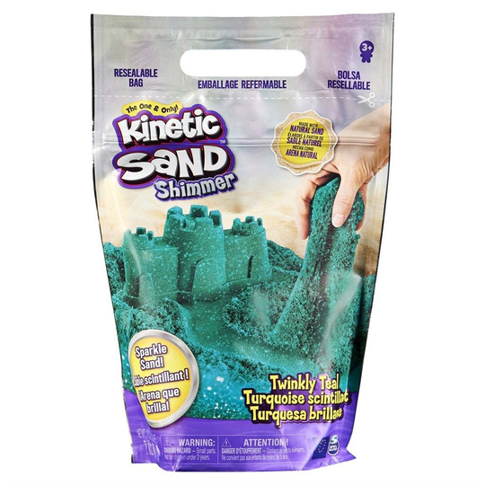 Kinetic Sand - Glitter Sand - Teal (6060801)