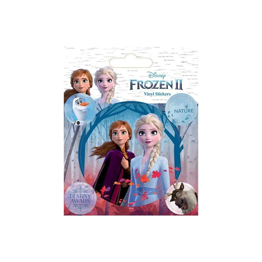 Frozen 2 / Huurteinen Seikkailu 2, 5x Tarrat
