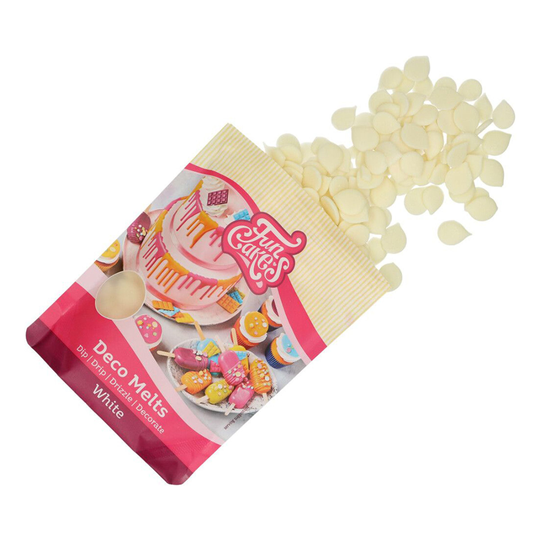 FunCakes Deco Melts - Valkoinen