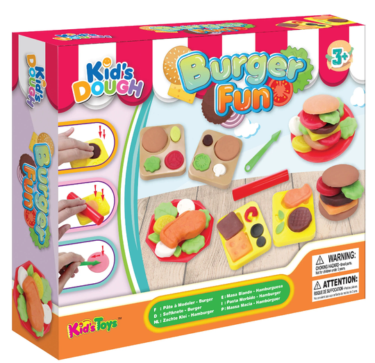 Kid’s Dough Hampurilainen Muovailuvahasarja
