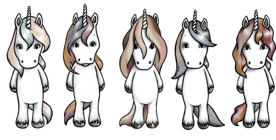 Stickstay Sisustustarra Unicorn Friends