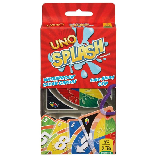UNO Splash - Vedenpitävä Korttipeli
