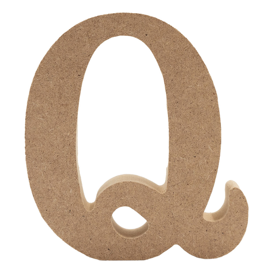 Puukirjaimet - Kirjain Q