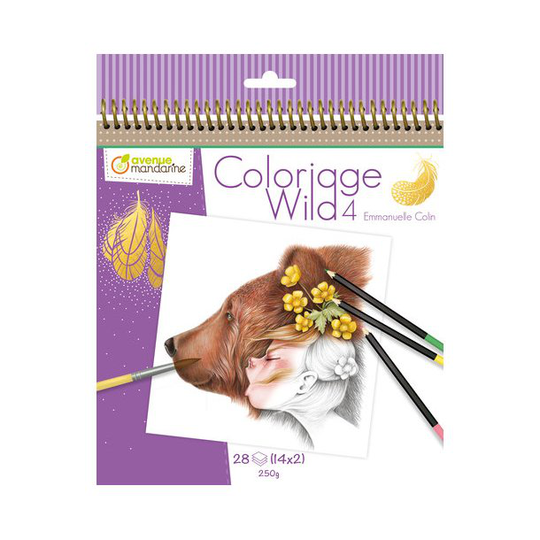 Avenu Mandarine - Emmanuelle Colin - Colouring book Wild 4