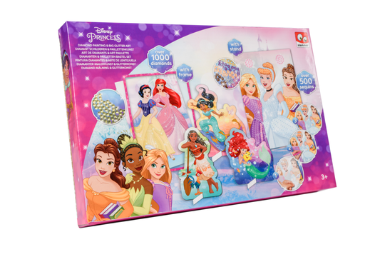 Disney Princess - Giftset 2-In-1 Sequin&Diamond Painting (DP21326)
