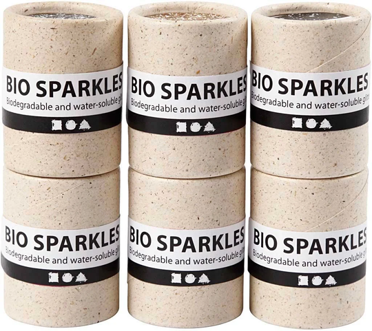 Creativ Company Bio-Glimmer Glitter 6-pack