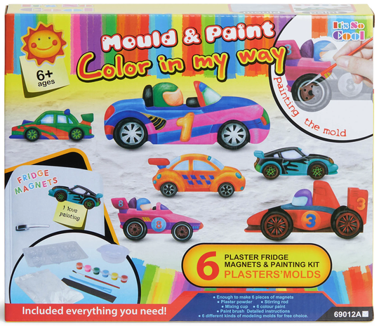 Cloudberry Castle Mould & Paint Askartelusetti Autot