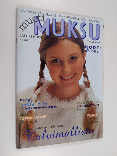 Muotimuksu 4/1999 : lasten muoti- ja kaavalehti