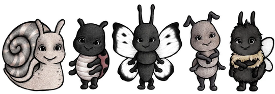 Stickstay Sisustustarra Bug Friends