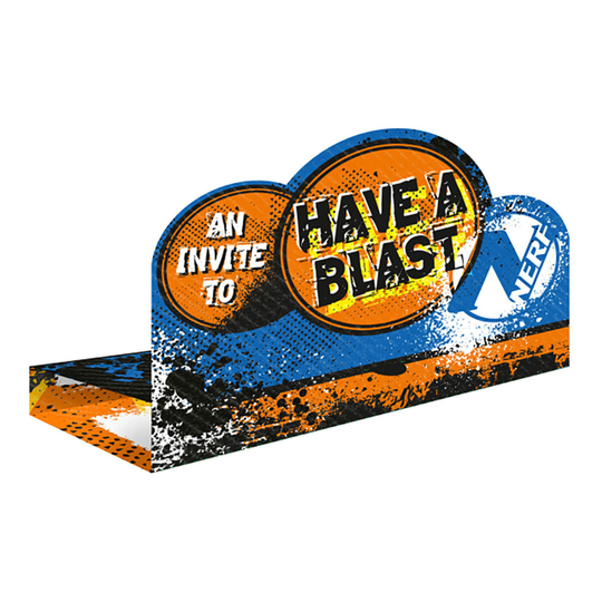 Kutsukortit Nerf Have A Blast - 8-pakkaus