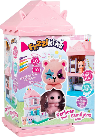 Fuzzikins Leikkisetti Karhuperheen Koti