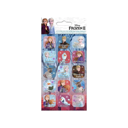 Frozen 2 / huurteinen seikkailu 2, 15x Tarrat