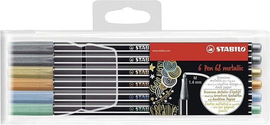 STABILO Huopakynät Premium Metallic 8-pack