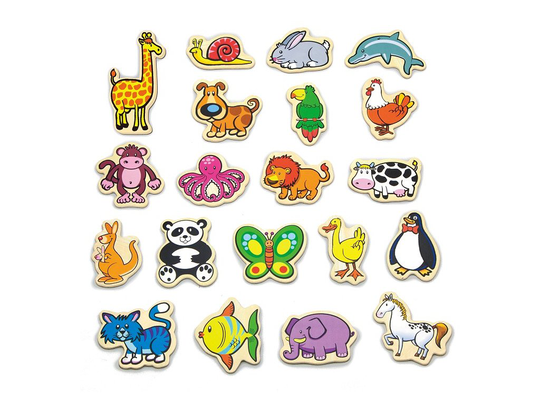 Viga - Wooden Magnets - Animals (N58923)