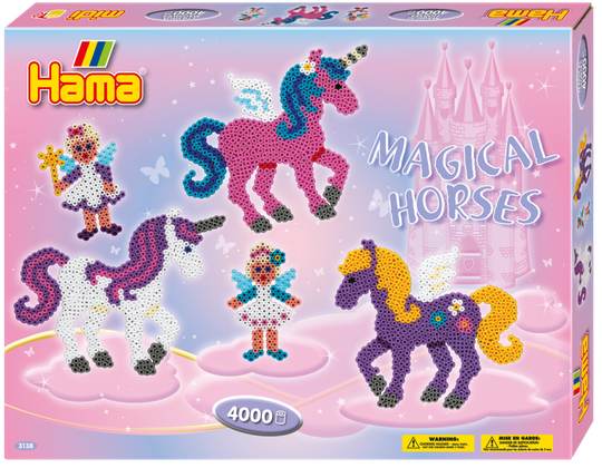Hama - Midi Beads - Giftbox - Magical Horses (3138)
