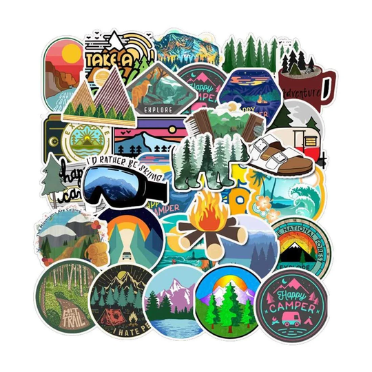 50x Tarrat ja Siirtokuvat - Camping
