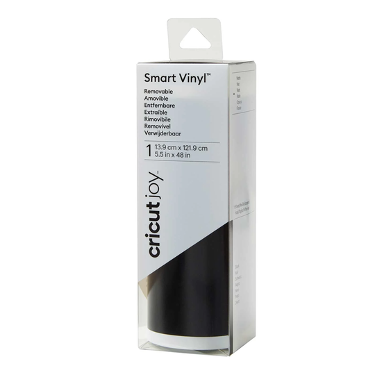 Cricut Joy Smart Vinyl Removable, Musta