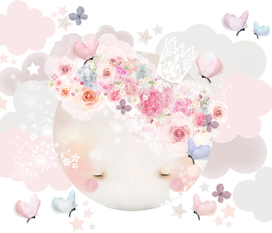 Schmooks Sisustustarrat Sleepy Moon, Pink