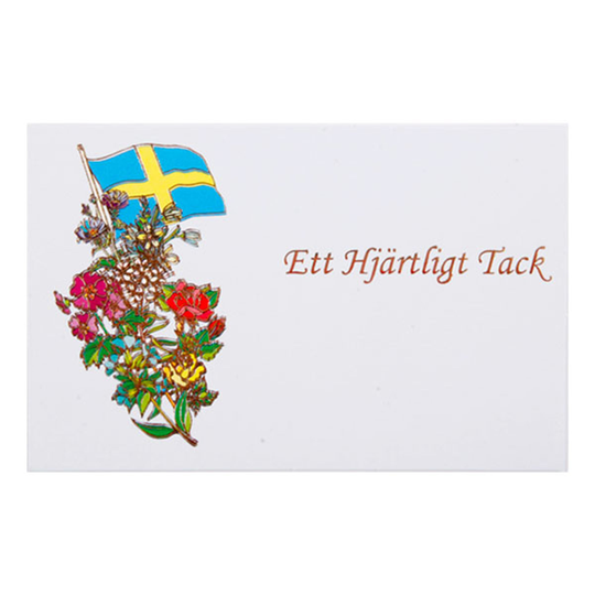 Kiitoskortti Kirjekuorella - 15-pakkaus
