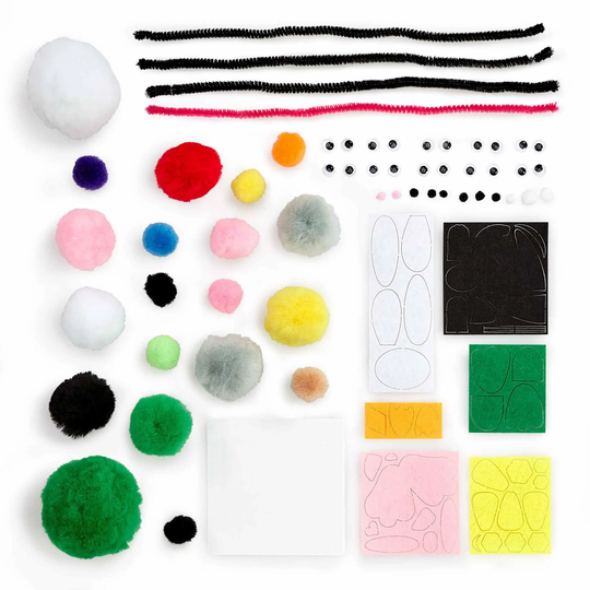 Out Of The Box Pom Pom Askartelusetti