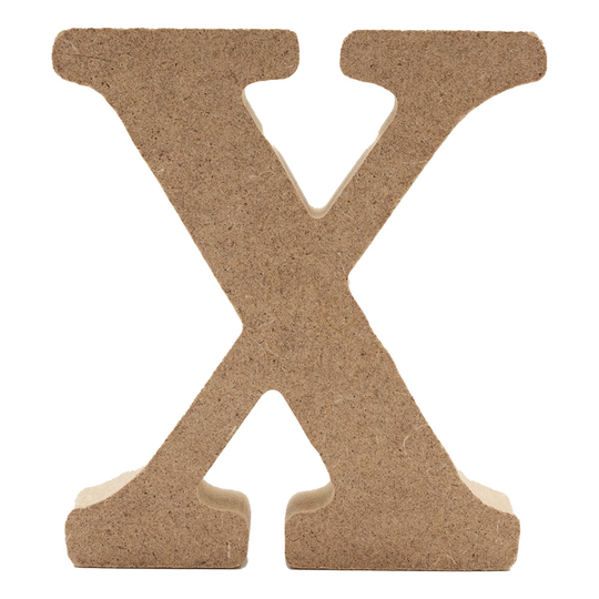Puukirjaimet - Kirjain X
