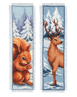 Kirjanmerkit Eläinten talvi, 2/pak.