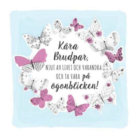 Hääkortti Kära Brudpar