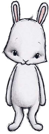 Stickstay Sisustustarra Ruby The Rabbit