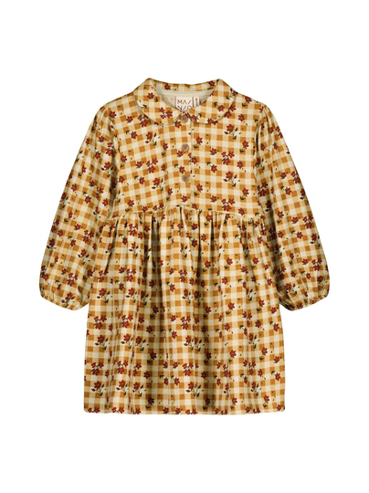 Plaid flowers -mekko