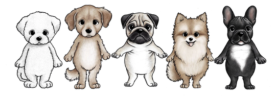 Stickstay Sisustustarra Dog Friends