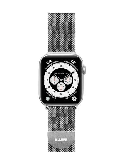 Steel loop apple watch (42/44 mm) -nauha (hopea)