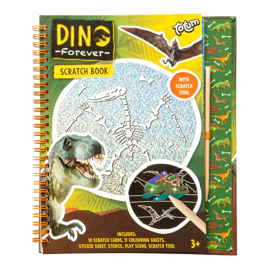 Totum - Dino Scratch Book (68169)