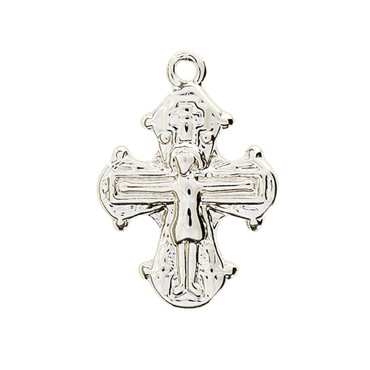 Me&My Box - Pendant - Crucifix - 925S sterling silver plated (BOX226001)