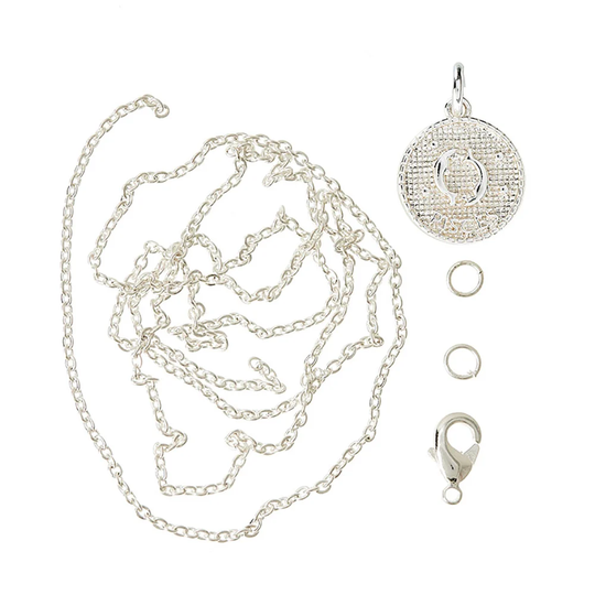 Me&My Box - Pendant Set - Zodiac - Pisces - 925S sterling silver plated (BOX226023)