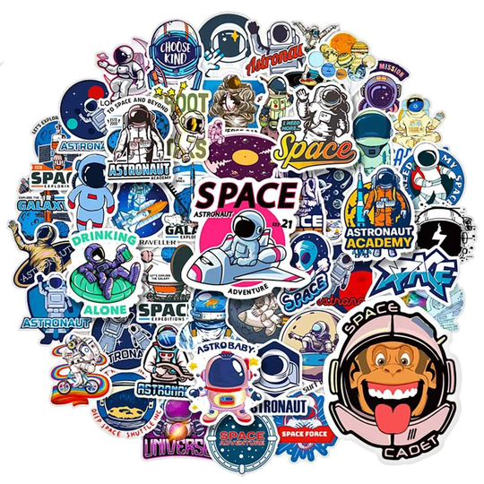 Pakkaus Tarroja - Astronautti