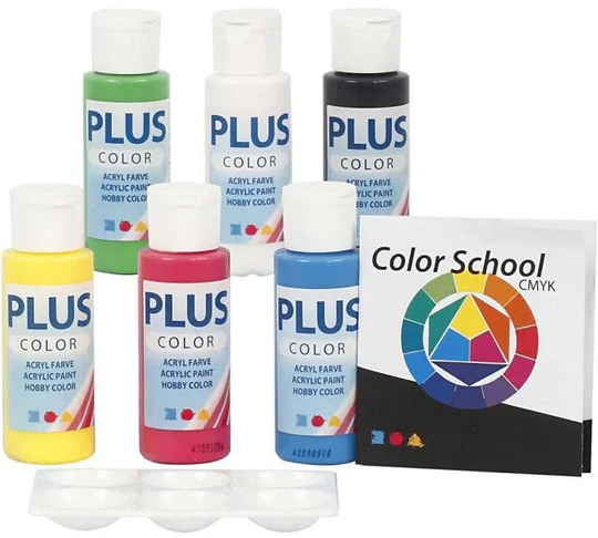 Plus Color Akryylimaalit Päävärit