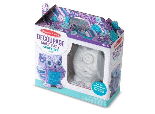Melissa & Doug Decoupage Made Easy Pöllö