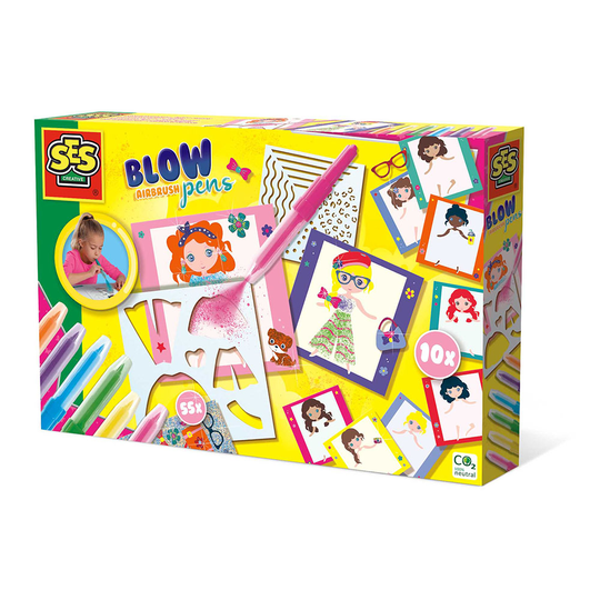 SES Creative - Blow airbrush pens - Fashion designer - (S14709)