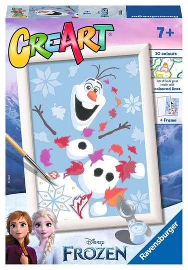 Ravensburger CreArt Maalaussetti Disney Frozen Cheerful Olaf