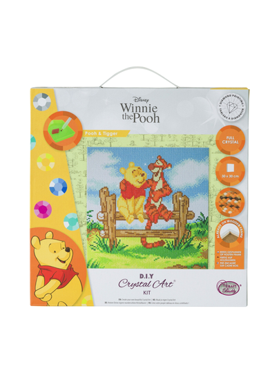 Disney crystal art askartelusetti nalle puh ja tikru, 30 x 30 cm